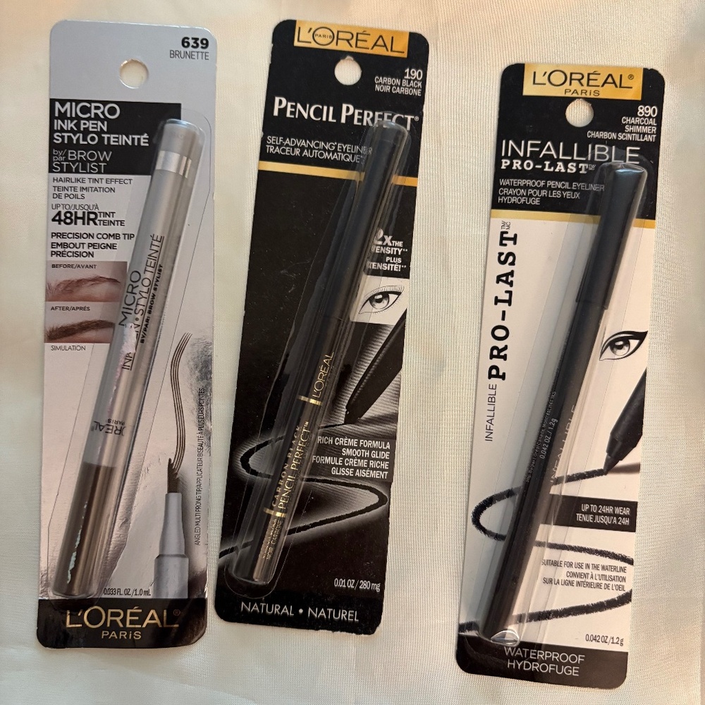 L’Oréal assorted eyeliners